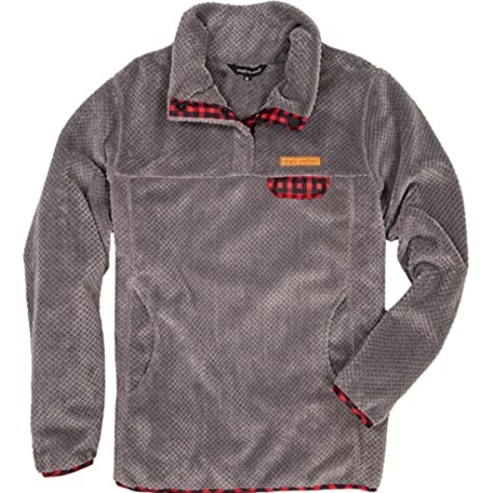 Simply Southern Pullover Soft Plush and Cozy Women's Size Large